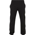 Black - Front - Build Your Brand Unisex Adult Basic Sweatpants