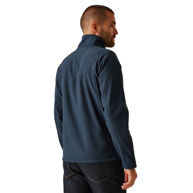 Navy - Back - Regatta Professional Mens Uproar Soft Shell Jacket