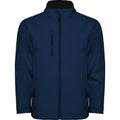 Navy Blue - Front - Roly Mens Nebraska Soft Shell Jacket