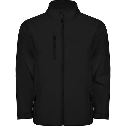 Black - Front - Roly Mens Nebraska Soft Shell Jacket