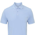 Light Blue - Back - Premier Mens Coolchecker Polo Shirt