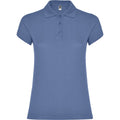 Riviera Blue - Front - Roly Womens-Ladies Star Polo Shirt
