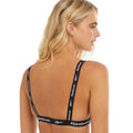 White - Back - Reebok Womens-Ladies Dotty Triangle Sports Bra