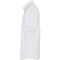White - Side - Premier Mens Poplin Stretch Short-Sleeved Shirt