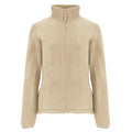 Sand - Front - Roly Womens-Ladies Artic Fleece Jacket