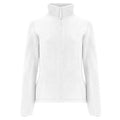White - Front - Roly Womens-Ladies Artic Fleece Jacket