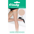 Bamboo - Front - Cindy Womens-Ladies 15 Denier Sheer Stockings (1 Pair)