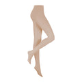 Tan - Front - Silky Girls Dance Ballet Tights Full Foot (1 Pair)
