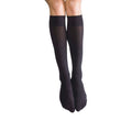Black - Front - Silky Womens-Ladies Opaque 70 Denier Trouser Socks (3 Pairs)