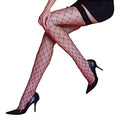 Black - Back - Silky Womens-Ladies Scarlet Whale Net Stockings (1 Pair)
