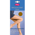 Natural Tan - Front - Silky Womens-Ladies Smooth Knit Tights Extra Size (1 Pairs)