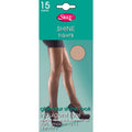 Natural - Front - Silky Womens-Ladies Shine Tights (1 Pair)