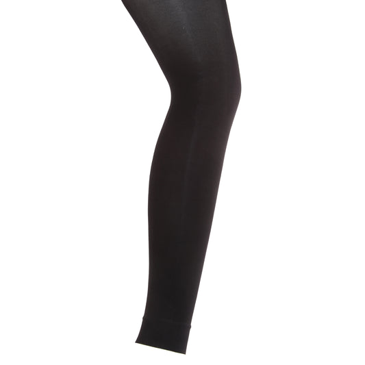Black - Front - Silky Womens-Ladies Dance Footless Ballet Tights (1 Pair)