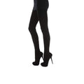 Black - Back - Silky Womens-Ladies 300 Denier Appearance Fleece Tights (1 Pair)