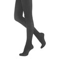 Grey - Front - Silky Womens-Ladies 300 Denier Appearance Fleece Tights (1 Pair)