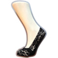 Black - Front - Silky Womens-Ladies Lace Footsies (1 Pair)