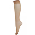 Honey - Back - Joanna Gray Womens-Ladies Knee Highs (3 Pairs)
