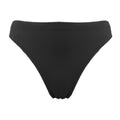 Black - Back - Silky Womens-Ladies Invisible Low Rise Dance Thong
