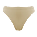 Nude - Back - Silky Womens-Ladies Invisible Low Rise Dance Thong