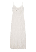 White - Close up - Girls On Film Womens-Ladies Goulding Fringe Cami Dress