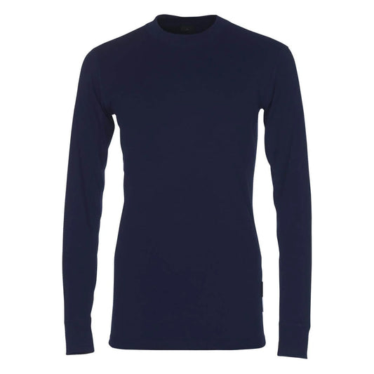 Navy - Front - Mascot Unisex Adult Kiruna Crossover Base Layer Top
