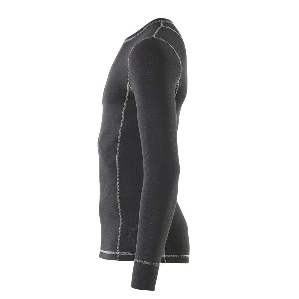 Black - Back - Mascot Mens Crossover Logrono Base Layer Top