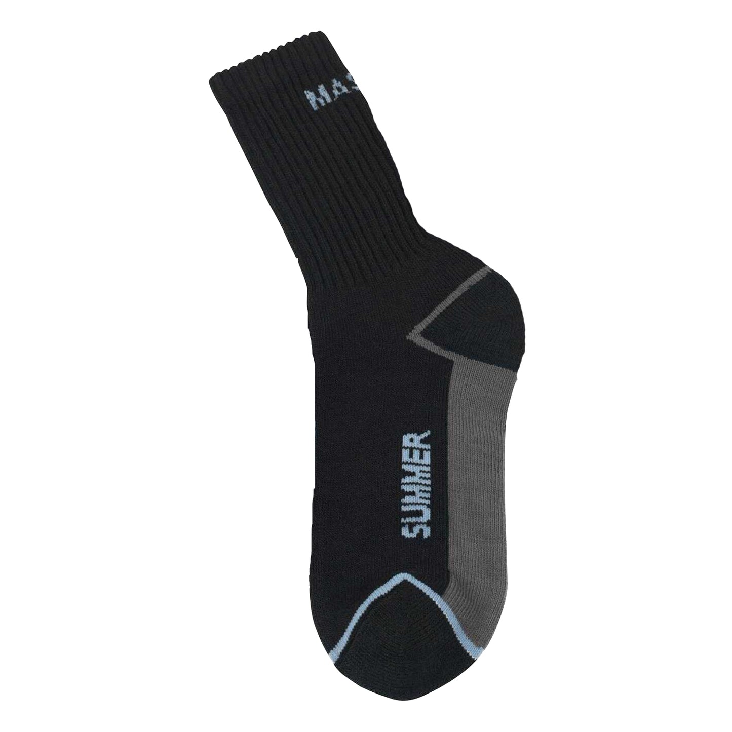 Black - Back - Mascot Mens Complete Manica Socks