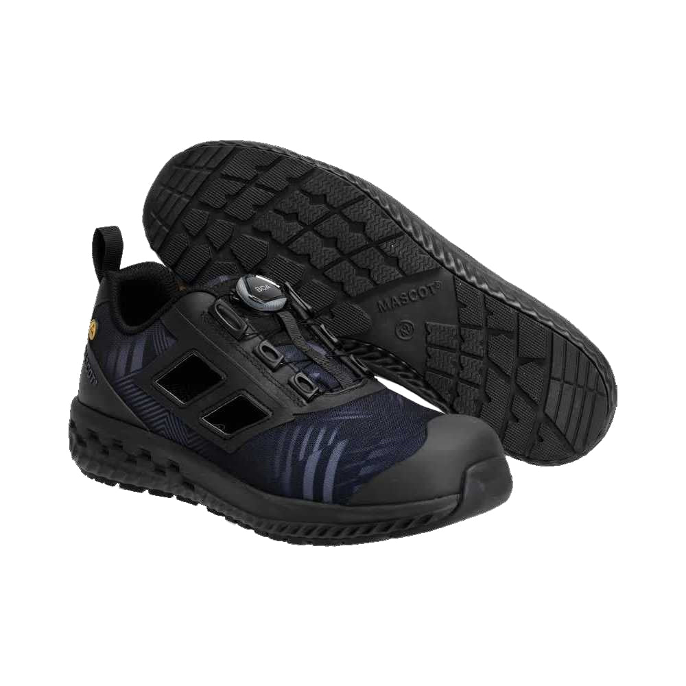 Stone Blue-Black - Lifestyle - Mascot Womens-Ladies Safety Shoes