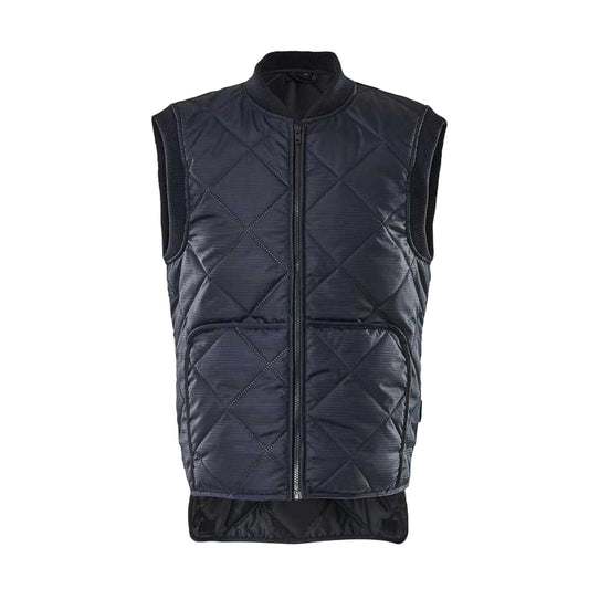 Navy - Front - Mascot Mens Originals Liverpool Thermal Gilet