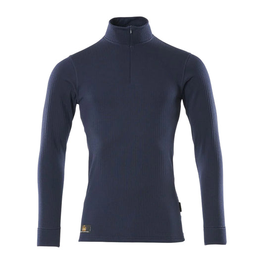 Navy - Front - Mascot Mens Crossover Ludvika Base Layer Top