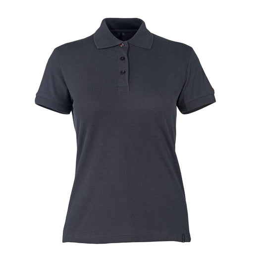 Dark Navy - Front - Mascot Womens-Ladies Crossover Samos Polo Shirt