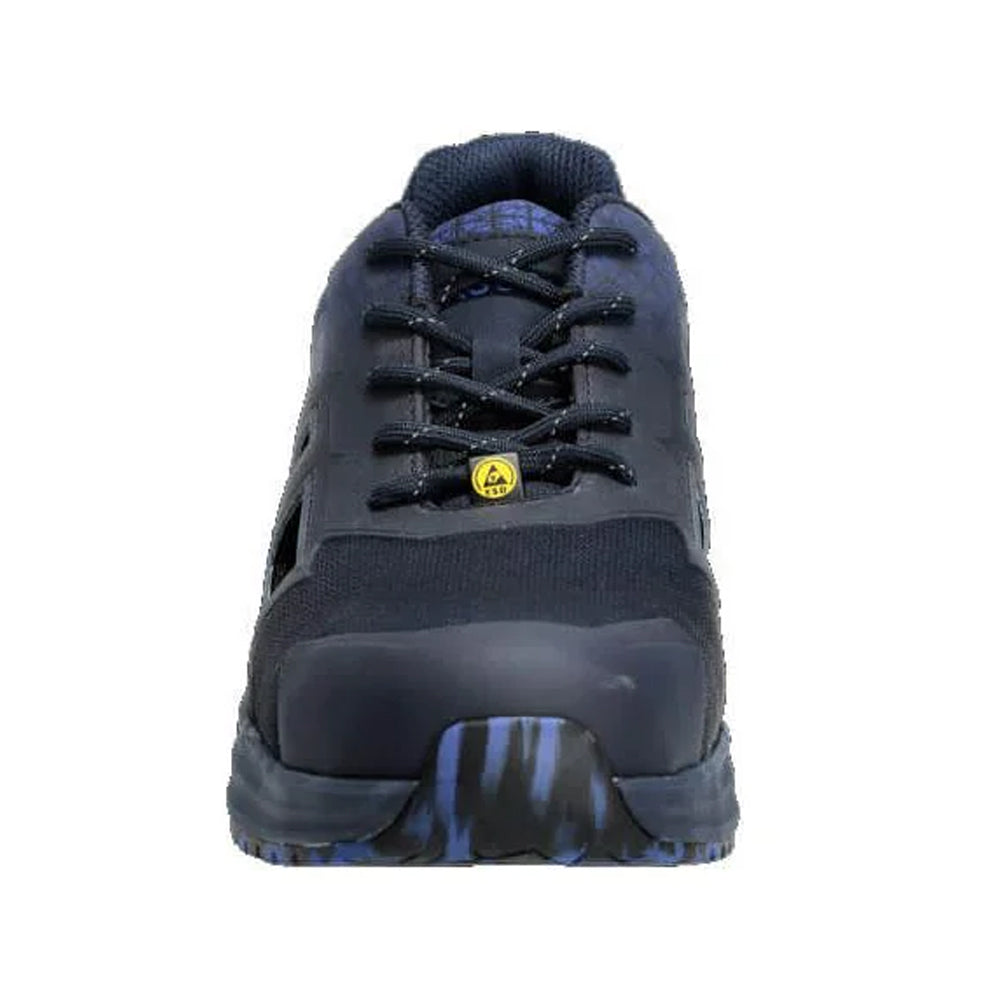 Dark Navy-Azure Blue - Side - Mascot Mens Accelerate Safety Sandals