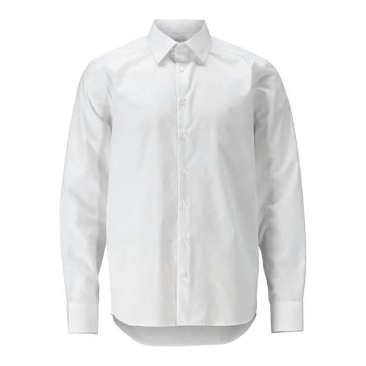White - Front - Mascot Mens Frontline Poplin Shirt