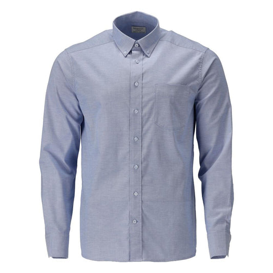Light Blue - Front - Mascot Mens Frontline Oxford Shirt