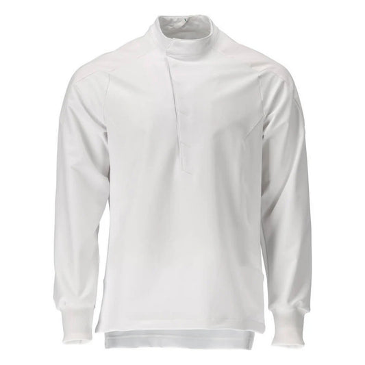 White - Front - Mascot Mens Smock Food & Care Chef T-Shirt