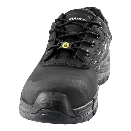 Black - Front - Mascot Mens Footwear Fit Ultar Leather Safety Shoes