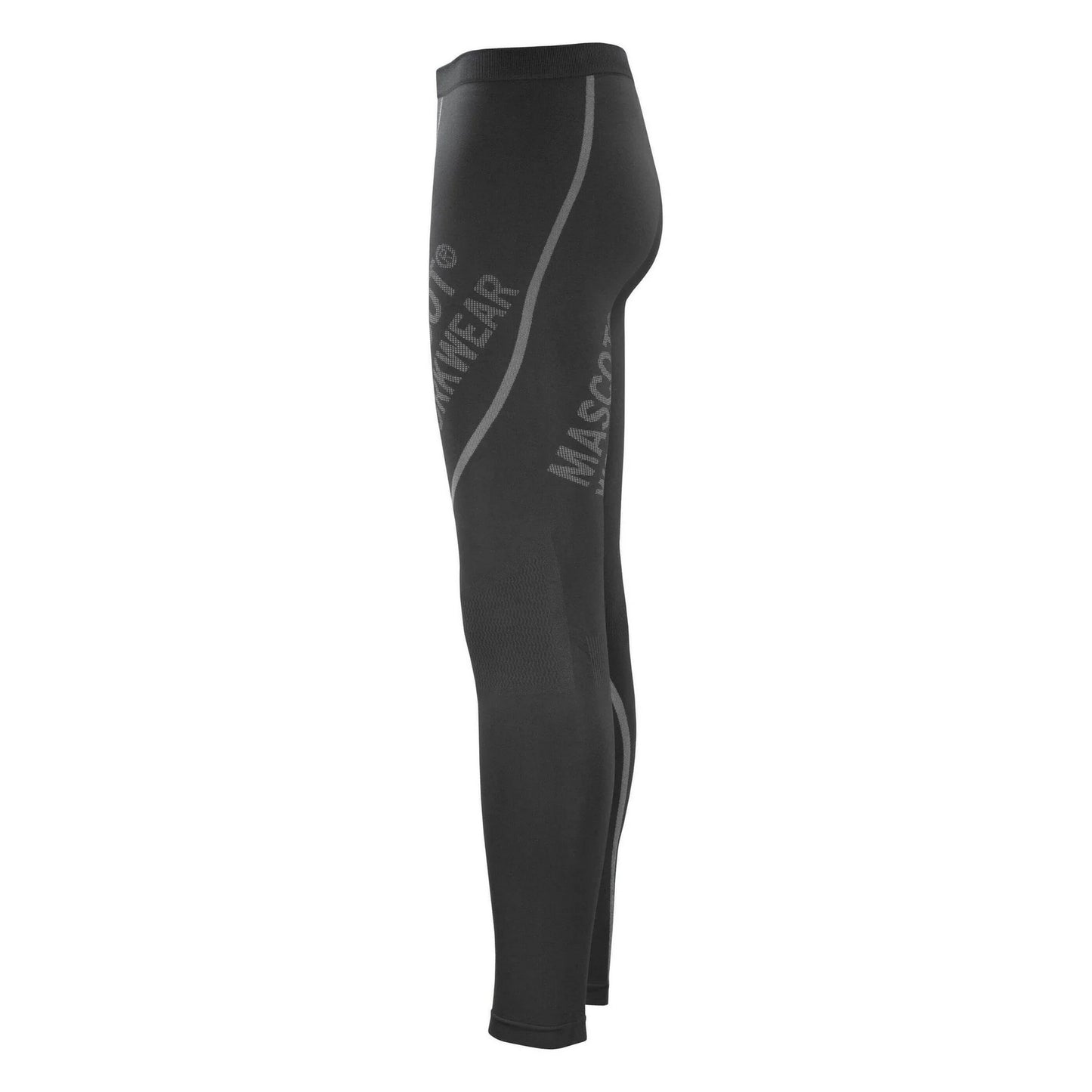 Black - Side - Mascot Mens Crossover Moss Thermal Base Layer Bottoms
