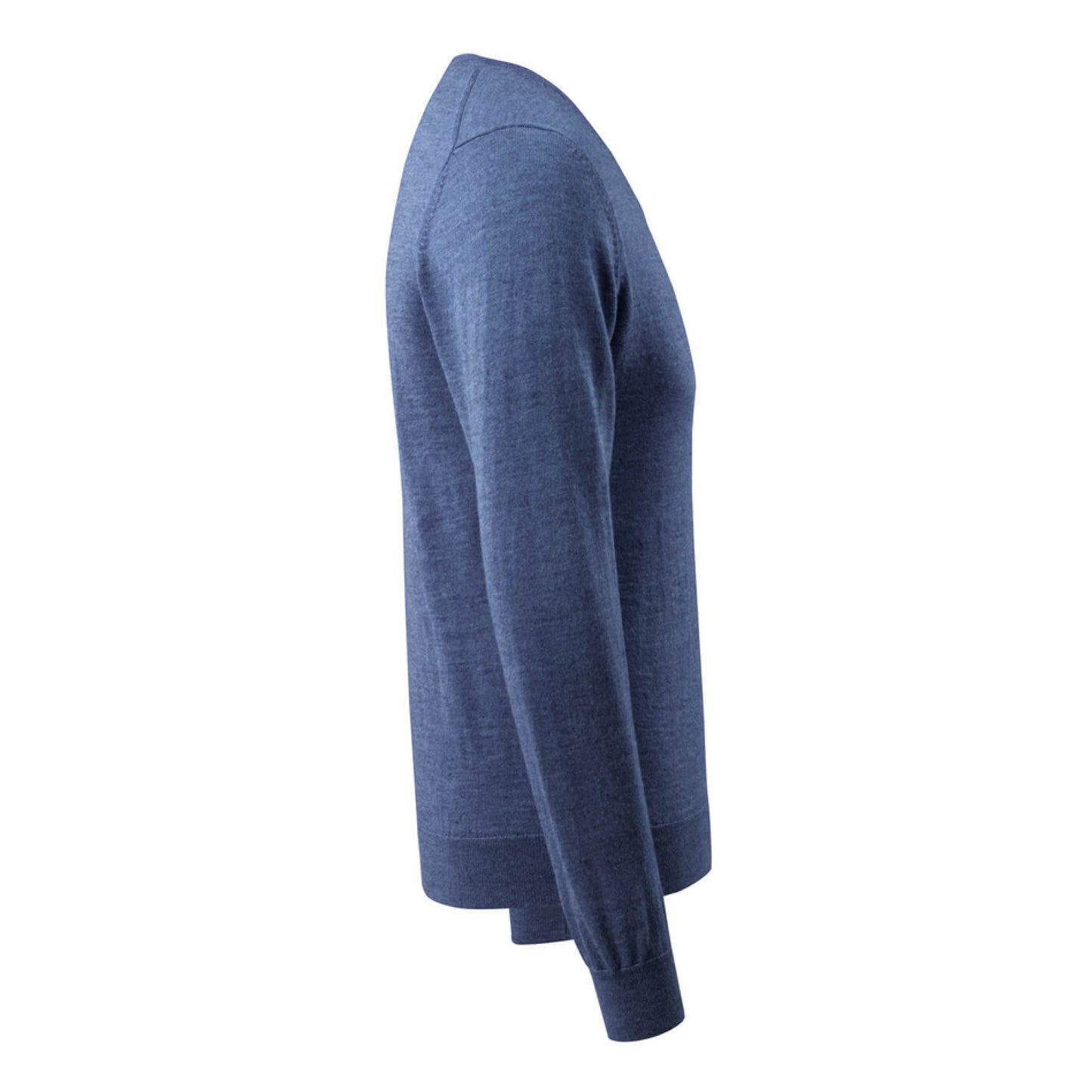 Blue - Lifestyle - Mascot Mens Frontline Knitted V Neck Modern Jumper