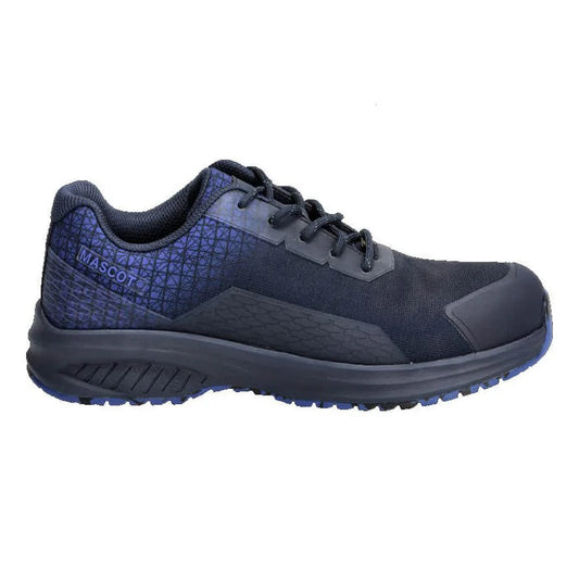 Dark Navy-Azure Blue - Front - Mascot Womens-Ladies Footwear Accelerate Safety Shoes