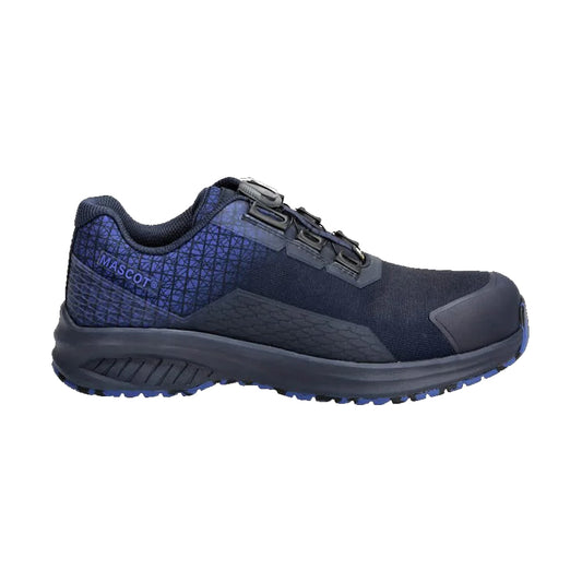 Dark Navy-Azure Blue - Front - Mascot Womens-Ladies Footwear Accelerate Safety Shoes