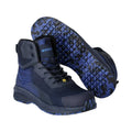 Dark Navy-Azure Blue - Lifestyle - Mascot Unisex Adult Footwear Accelerate Safety Boots
