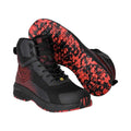 Black-Traffic Red - Lifestyle - Mascot Unisex Adult Footwear Accelerate Safety Boots