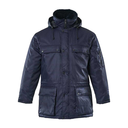 Navy - Front - Mascot Mens Originals Quebec Parka