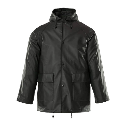 Black - Front - Mascot Mens Aqua Waterproof Jacket