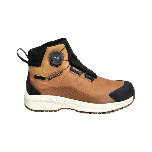 Nut Brown - Front - Mascot Unisex Adult Footwear Customised Safety Boots