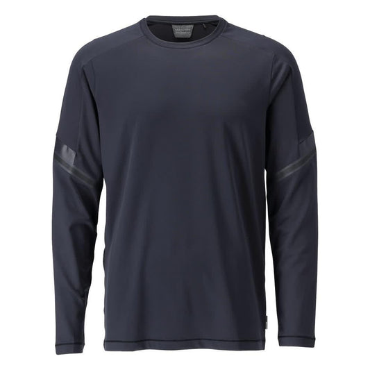 Dark Navy - Front - Mascot Mens Customised Long-Sleeved T-Shirt