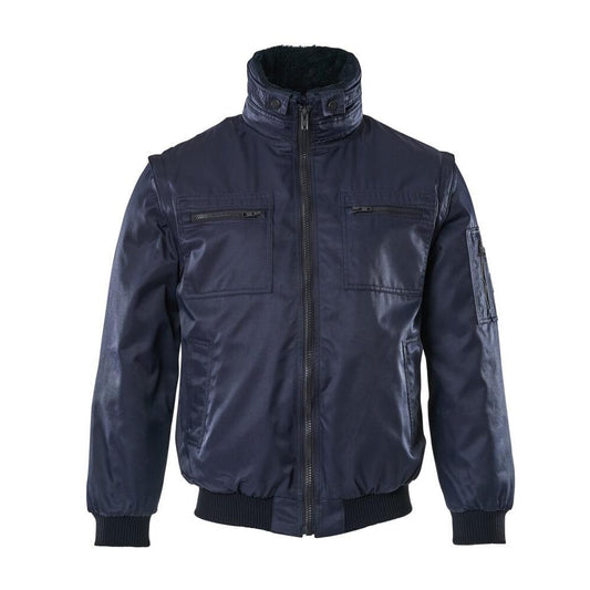Navy - Front - Mascot Mens Originals Pilot Jacket