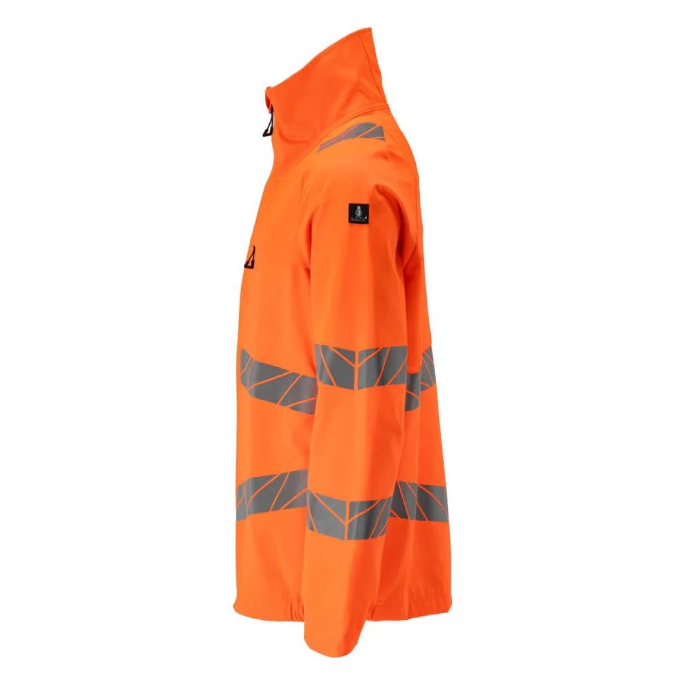 Hi Vis Orange - Side - Mascot Mens Accelerate Safe Hi-Vis Jacket