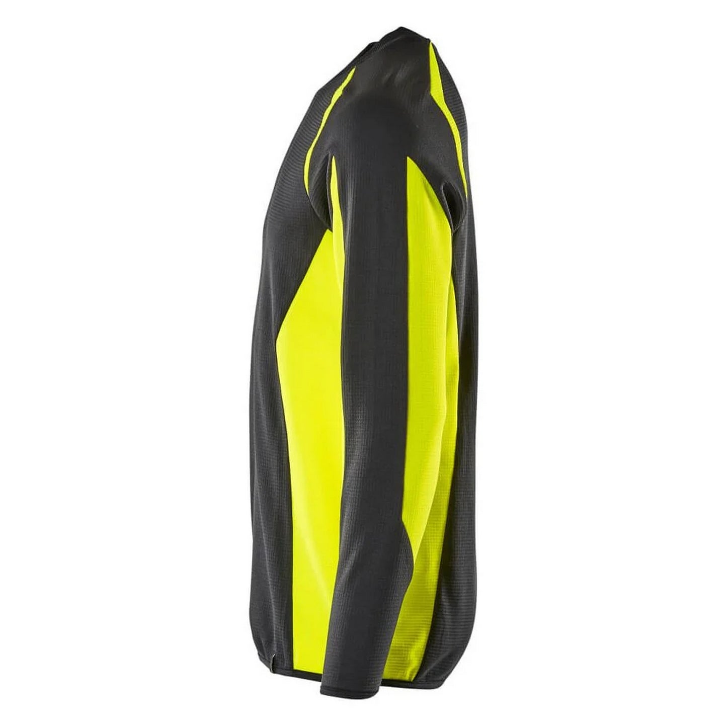 Black-Hi Vis Yellow - Lifestyle - Mascot Mens Accelerate Safe Sweatshirt