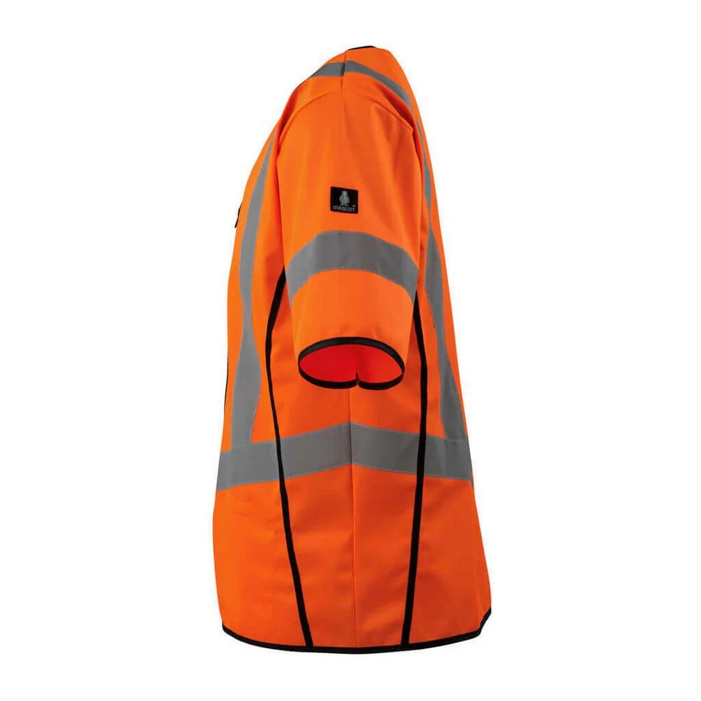 Hi Vis Orange - Lifestyle - Mascot Unisex Adult Safe Supreme Packwood Short-Sleeved Hi-Vis Vest